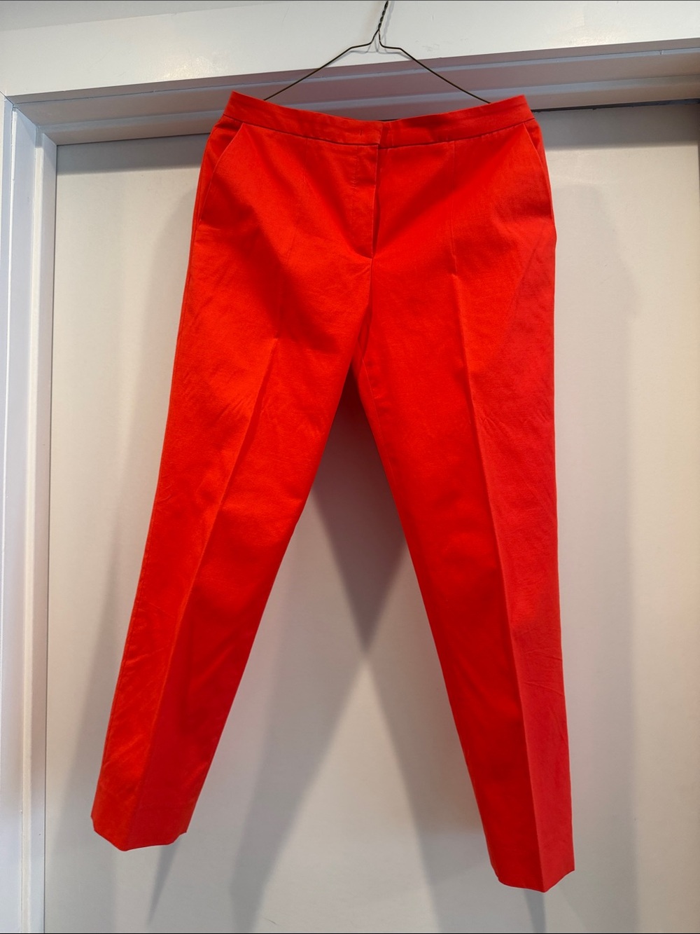Escada Bright Red Tailored Pants